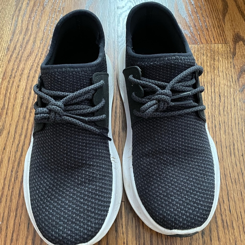 Vessi waterproof black sneakers